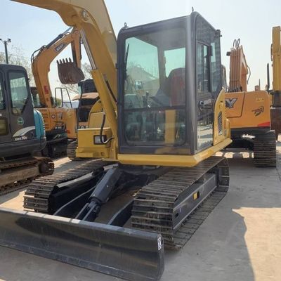 Endüstriyel Hidrolik Kullanılmış Mini Kazıcı Kazıcı Komatsu 70 6500 KG Ağır Görevli