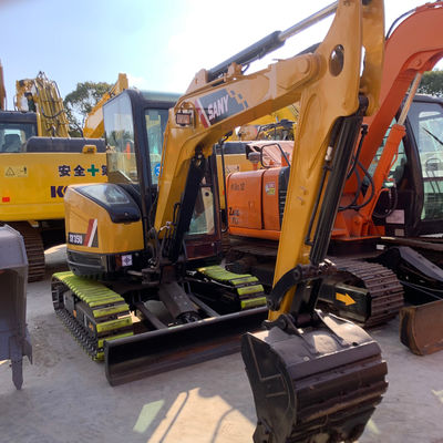 Toprak Hareketli Kullanılan SANY 35U Kazıcı Kazıcı Su Soğutma Sarı Renk