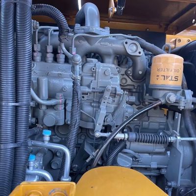 Sarı Kullanılmış Mini Kazma Makinesi SANY 95c İkinci El Kazıcı 9180kg