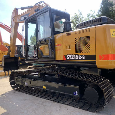 Altyapı İnşaat Sürücü Türü Kullanılmış Kazı Makinesi Sany 215 Ağır Güç 21900 kg