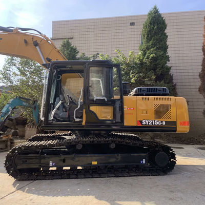 Altyapı İnşaat Sürücü Türü Kullanılmış Kazı Makinesi Sany 215 Ağır Güç 21900 kg