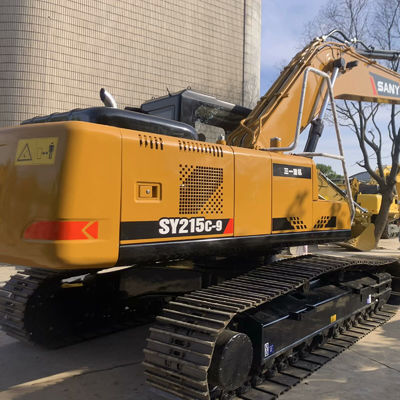 Altyapı İnşaat Sürücü Türü Kullanılmış Kazı Makinesi Sany 215 Ağır Güç 21900 kg