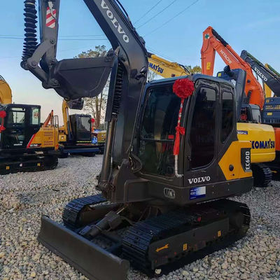 5790kg Kullanılmış Volvo Kazı makinesi VOLVO EC60 Toprağı Taşımak Makinesi 0.3 M3 Kov