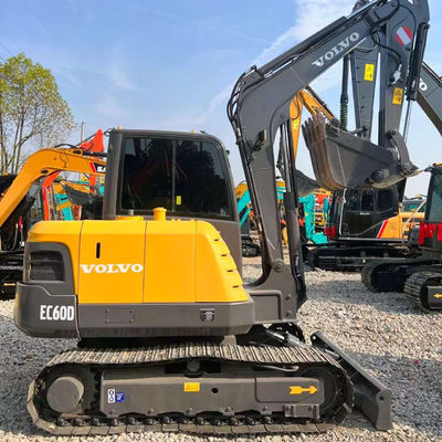 5790kg Kullanılmış Volvo Kazı makinesi VOLVO EC60 Toprağı Taşımak Makinesi 0.3 M3 Kov