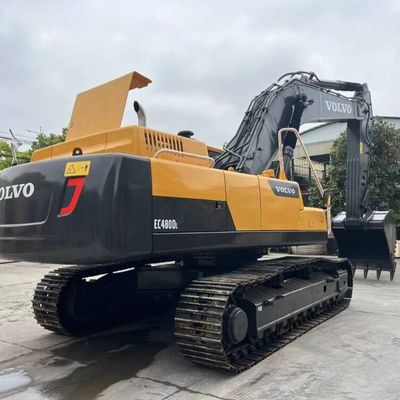 İnşaat 89HP Kullanılmış kazıcı kazıcı Volvo 480 toprak taşıyıcı kazıcı ikinci el