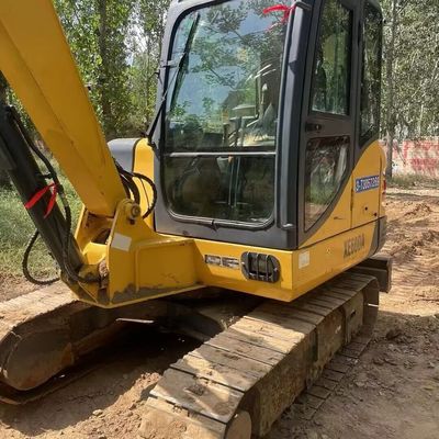 Sarı Kullanılmış XCMG Kazıcı Kazıcı Xcmg 60DA Küçük Sürünen Kazıcı Makinesi