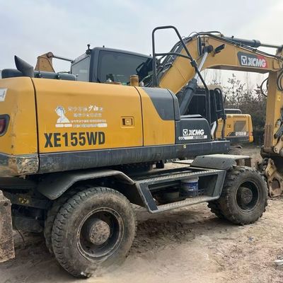 Ağır 93kW kullanılmış tekerlekli kazıcı kazıcı XCMG150 sürünen kazıcı