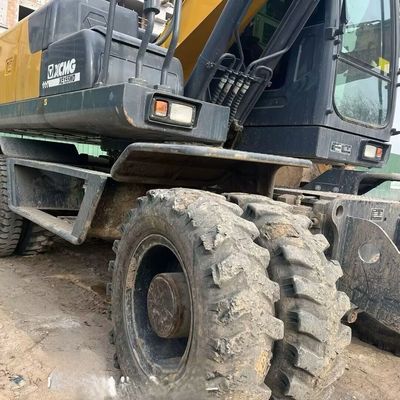 Ağır 93kW kullanılmış tekerlekli kazıcı kazıcı XCMG150 sürünen kazıcı