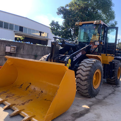 5 Ton Xcmg ZL50GN Kullanılmış Ön Yükleyici Tuğla Taşımacılığı için Ağır Makine