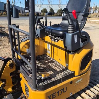 XCMG XE17U Mini Hidrolik Kazı Makinesi Maden İnşaatı için İkinci El
