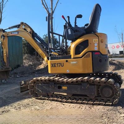 XCMG XE17U Mini Hidrolik Kazı Makinesi Maden İnşaatı için İkinci El