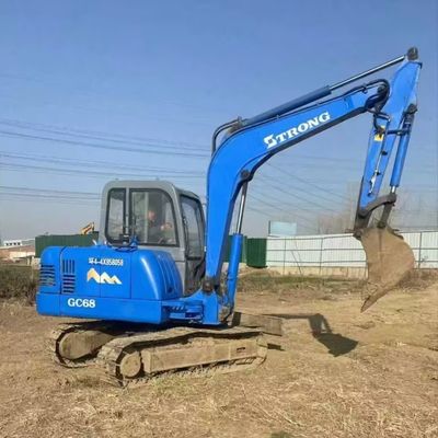 35.5kw Çaylak Kullanılmış İnşaat Makineleri İkinci El Ekskavatör TRONG GC68