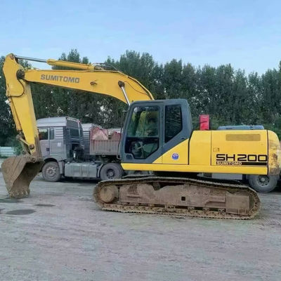 SUMITOMO SH200 Kullanılmış sürünen kazma makinesi 103kW Kazma ekipmanları Düşük tüketim