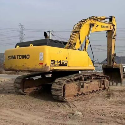 Kullanılmış İnşaat Ekipmanı Malzeme İşlemleri için Büyük Ekskavatör SUMITOMO SH480
