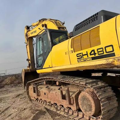 Kullanılmış İnşaat Ekipmanı Malzeme İşlemleri için Büyük Ekskavatör SUMITOMO SH480