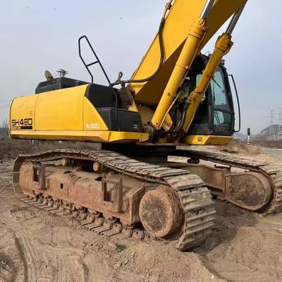 Kullanılmış İnşaat Ekipmanı Malzeme İşlemleri için Büyük Ekskavatör SUMITOMO SH480