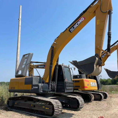 89KW Kullanılmış Hidrolik Kazıcı XCMG XE215 İkinci El Ağır İnşaat Ekipmanı
