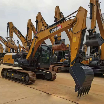 Ağır Güçlü Kullanılmış XCMG XE135 Sürünen İzleyici ile Hidrolik Kazma Makinesi