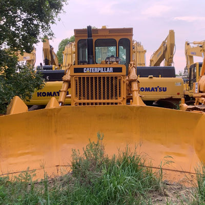 Madencilik İnşaat Kullanılmış Buldozer CAT D7G Hidrolik Kontrol 202hp