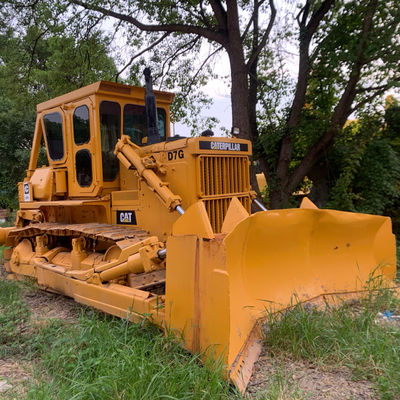 Madencilik İnşaat Kullanılmış Buldozer CAT D7G Hidrolik Kontrol 202hp