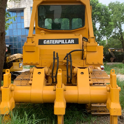 Dizel motoru kullanılmış tırtıl buldozerleri CAT D7G Dozer 150kW Ergonomik tasarım