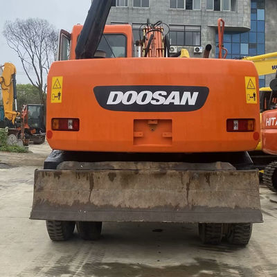 Güçlü Motor Kullanılmış Doosan Kazı Makinesi Eski Tekerlekli Kazı Makinesi 150w Şehir Binaları İçin