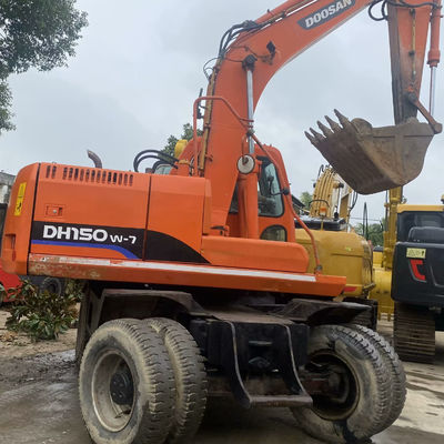 Doosan 150w-7 İkinci El Tekerlekli Kazıcı Hidrolik Kullanılmış Kazıcı Ekipmanı