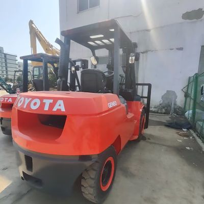 5 ton yüklü ikinci el forklift Mini Toyota 50 Dizel forklift Yüksek verimlilik