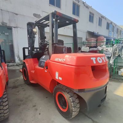 5 tonluk kullanılmış çatal yükleyici Toyota 50 3.5 metrelik kaldırma yüksekliği olan ikinci el çatal yükleyici